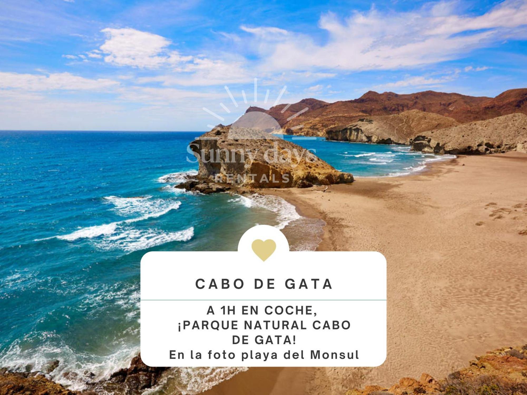 Acogedor Apartamento A 30 Metros De La Playa - Wifi - Smarttv Almería Kültér fotó