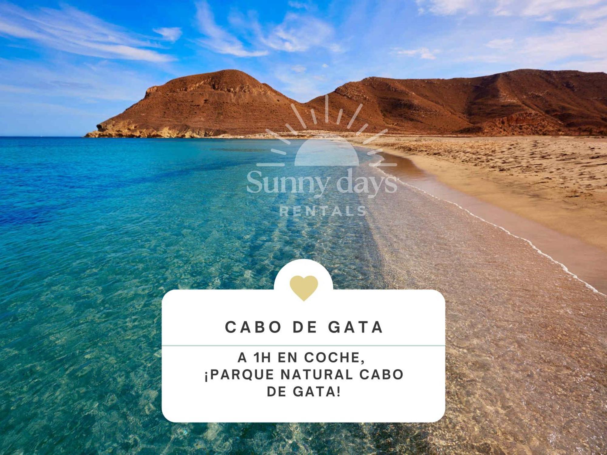 Acogedor Apartamento A 30 Metros De La Playa - Wifi - Smarttv Almería Kültér fotó